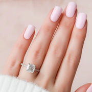 The Natasha Cushion Pave Moissanite Ring - KNT - Engagement Rings, Wedding Bands & Fine Jewelry