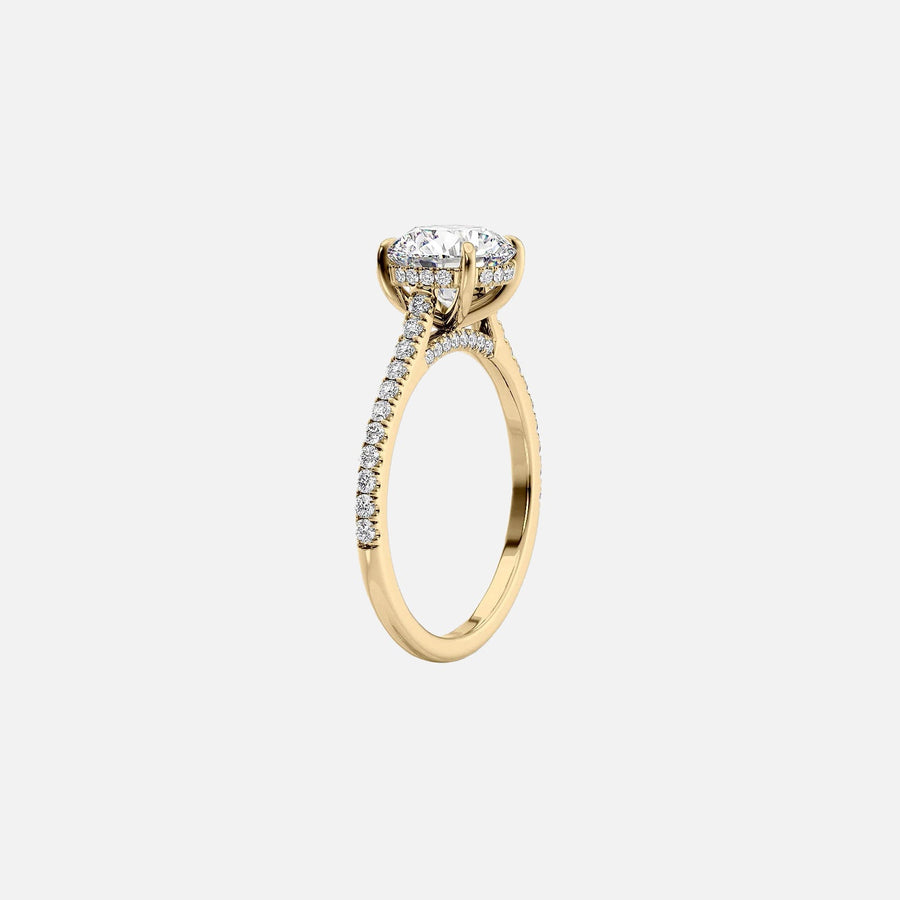 The Natasha Cushion Pave Moissanite Ring - KNT - Engagement Rings, Wedding Bands & Fine Jewelry