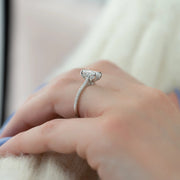 The Natasha Radiant Pave Moissanite Ring - KNT - Engagement Rings, Wedding Bands & Fine Jewelry