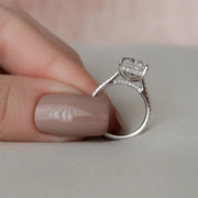 The Natasha Radiant Pave Moissanite Ring - KNT - Engagement Rings, Wedding Bands & Fine Jewelry