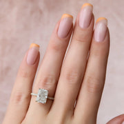 The Natasha Radiant Pave Moissanite Ring - KNT - Engagement Rings, Wedding Bands & Fine Jewelry
