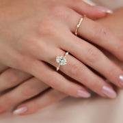  The Nicole Oval Lab Diamond Ring 14k Yellow Gold 003