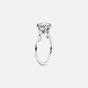  The Nova Radiant Moissanite Ring 18k White Gold 002