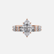  The Patricia Marquise Lab Diamond Ring 18k Rose Gold 003