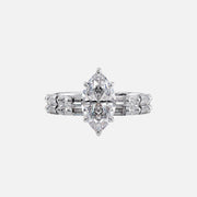  The Patricia Marquise Lab Diamond Ring 18k White Gold 003