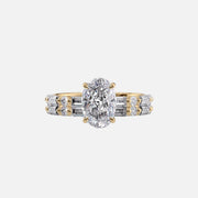  The Patricia Oval Lab Diamond Ring 14k Yellow Gold 003