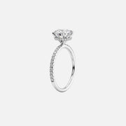  The Pave Alex Pear Lab Diamond Ring 18k White Gold 002