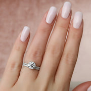  The Pave Alex Round Lab Diamond Ring 14k White Gold 004 Final