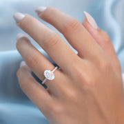  The Pave Alison Oval Lab Diamond Ring 14k Rose Gold 003