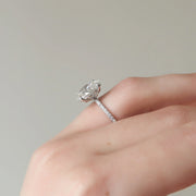  The Pave Alison Oval Lab Diamond Ring 14k White Gold 004