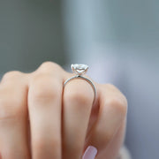 The Pave Alison Princess Lab Diamond Ring 14k White Gold 004 Final
