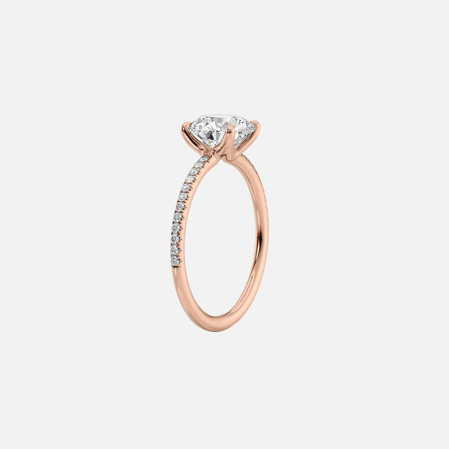  The Pave Ashley Marquise Lab Diamond Ring 14k Rose Gold 002