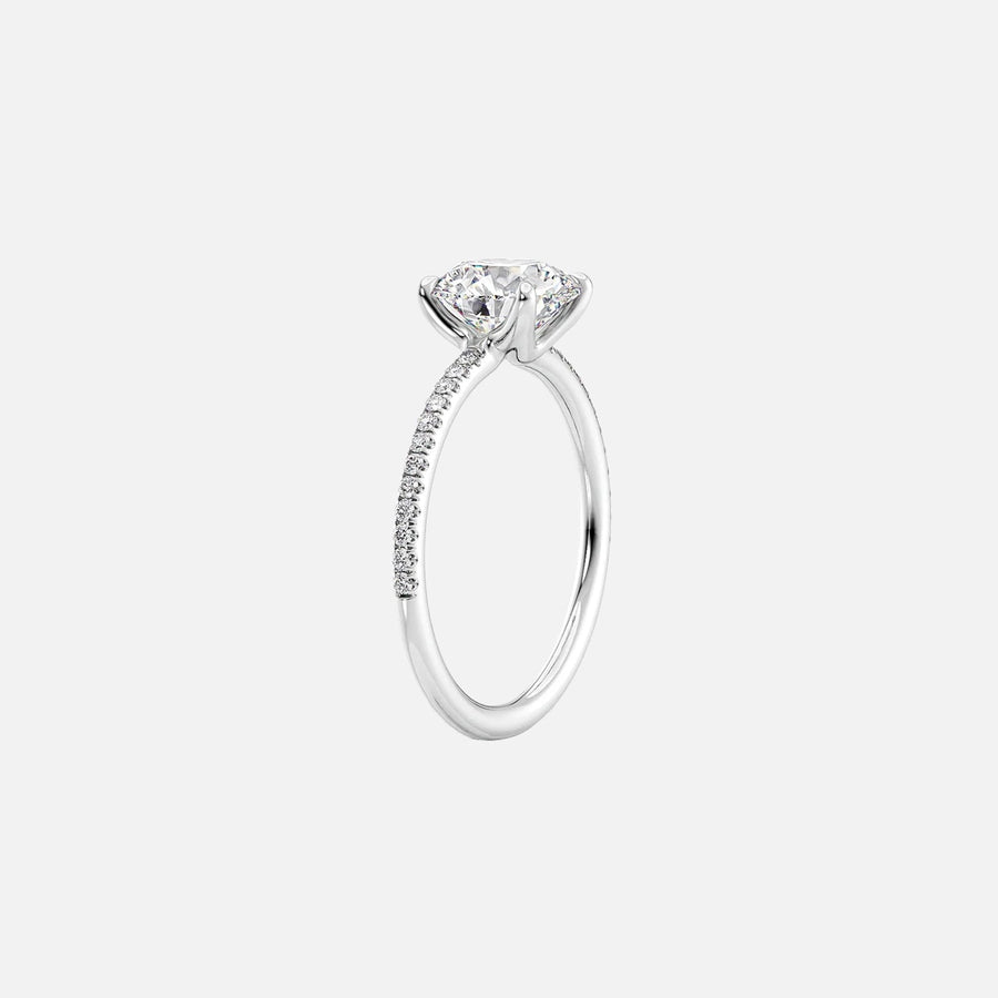  The Pave Ashley Marquise Lab Diamond Ring 18k White Gold 002