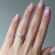  The Pave Ashley Oval Lab Diamond Ring 14k White Gold 003