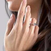  The Pave Crown Kamellie Cushion Lab Diamond Ring 14k Rose Gold 003