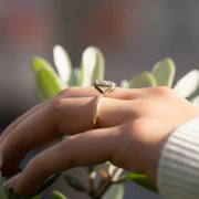 The Pave Crown Kamellie Radiant Lab Diamond Ring 14k Yellow Gold 004 Final