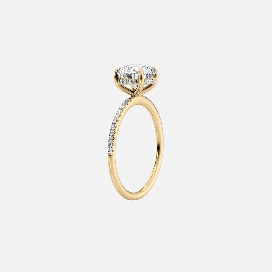 The Pave Gratia Oval Moissanite Ring - KNT - Engagement Rings, Wedding Bands & Fine Jewelry