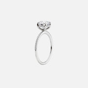 The Pave Gratia Oval Moissanite Ring - KNT - Engagement Rings, Wedding Bands & Fine Jewelry