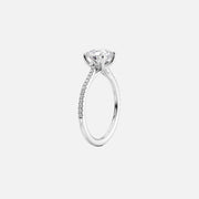  The Pave Lexie Pear Lab Diamond Ring 14k White Gold 002