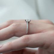  The Pave Lexie Radiant Moissanite Ring 18k White Gold 004 Final