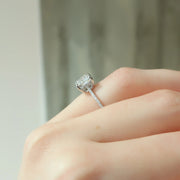  The Pave Maia Cushion Lab Diamond Ring 14k White Gold 004 Final