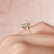  The Pave Natalie Emerald Lab Diamond Ring 18k Yellow Gold 004 Final