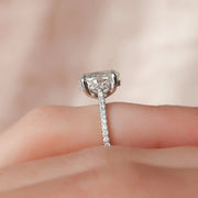  The Pave Natalie Oval Lab Diamond Ring 14k White Gold 004 Final
