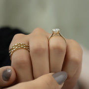  The Pave Natalie Oval Lab Diamond Ring 18k Yellow Gold 5 Final