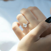  The Pave Nelly Pear Moissanite Ring 14k Rose Gold 003 Final