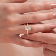  The Pave Sarah Radiant Lab Diamond Ring 18k Yellow Gold 004 Final