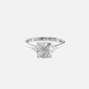  The Pears Liv Cushion Lab Diamond Ring 14k White Gold 001