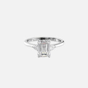  The Pears Liv Emerald Lab Diamond Ring 14k White Gold 001
