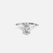  The Pears Liv Oval Lab Diamond Ring 14k White Gold 001