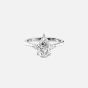  The Pears Liv Pear Lab Diamond Ring 18k White Gold 001