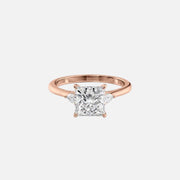  The Pears Liv Princess Lab Diamond Ring 14k Rose Gold 001