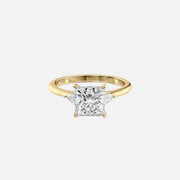 The Pears Liv Princess Lab Diamond Ring 14k Yellow Gold 001