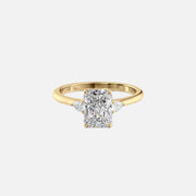 The Pears Liv Radiant Lab Diamond Ring 14k Yellow Gold 001