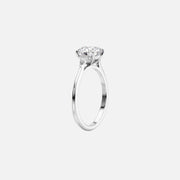  The Pears Liv Round Lab Diamond Ring 14k White Gold 002