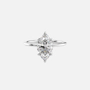 The Petal Marquise Solitaire Moissanite Ring - KNT - Engagement Rings, Wedding Bands & Fine Jewelry