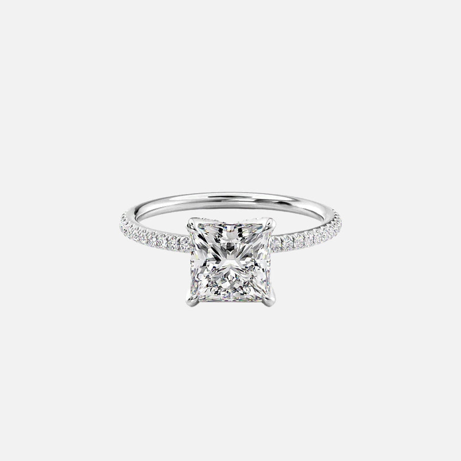 The Petal Princess Pave Moissanite Ring - KNT - Engagement Rings, Wedding Bands & Fine Jewelry