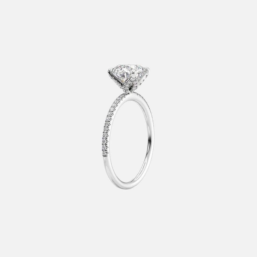 The Petal Princess Pave Moissanite Ring - KNT - Engagement Rings, Wedding Bands & Fine Jewelry