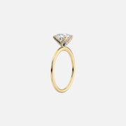 The Petal Princess Solitaire Moissanite Ring - KNT - Engagement Rings, Wedding Bands & Fine Jewelry