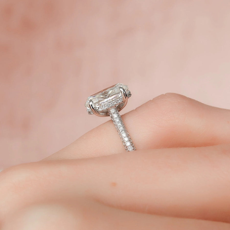  The Rachel Oval Lab Diamond Ring 14k White Gold 004 Final