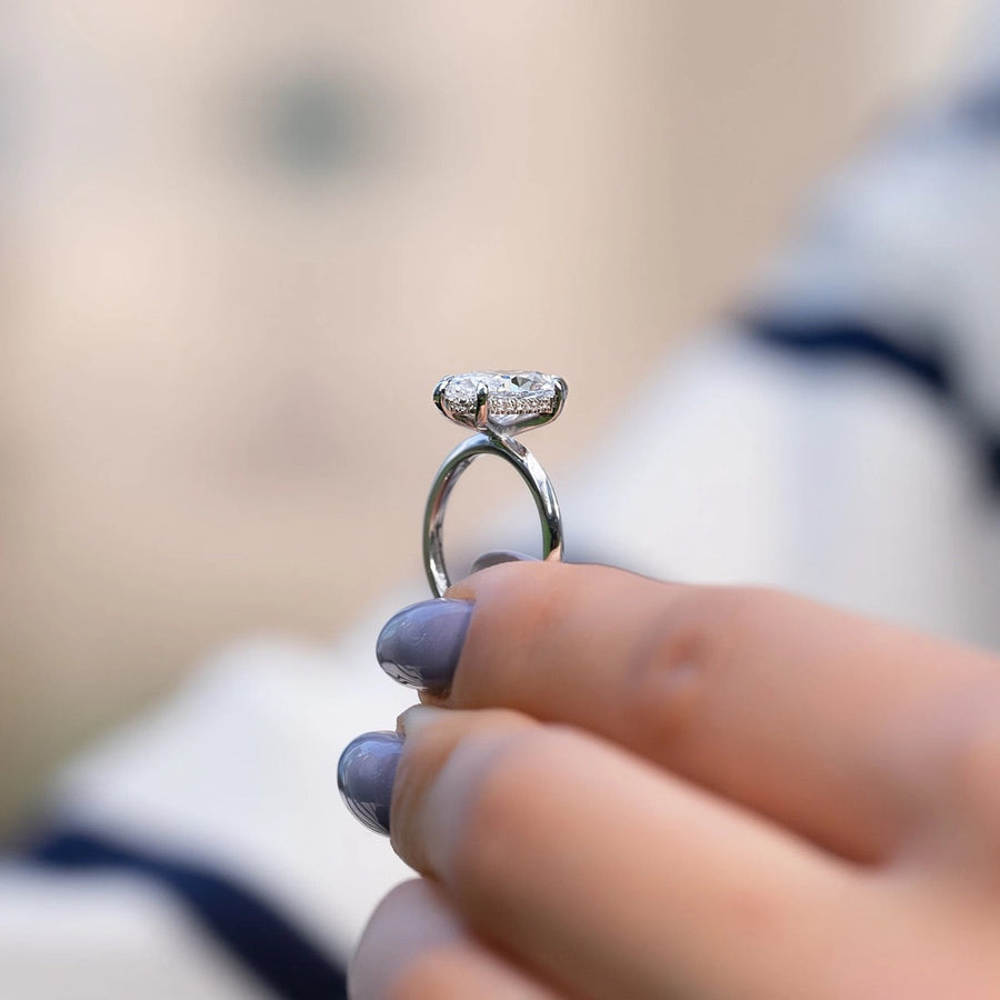 The Razor Marquise Solitaire Moissanite Ring - KNT - Engagement Rings, Wedding Bands & Fine Jewelry