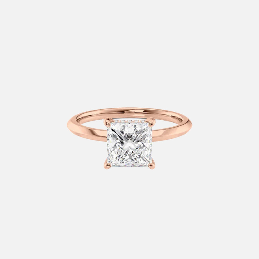 The Razor Princess Solitaire Moissanite Ring - KNT - Engagement Rings, Wedding Bands & Fine Jewelry