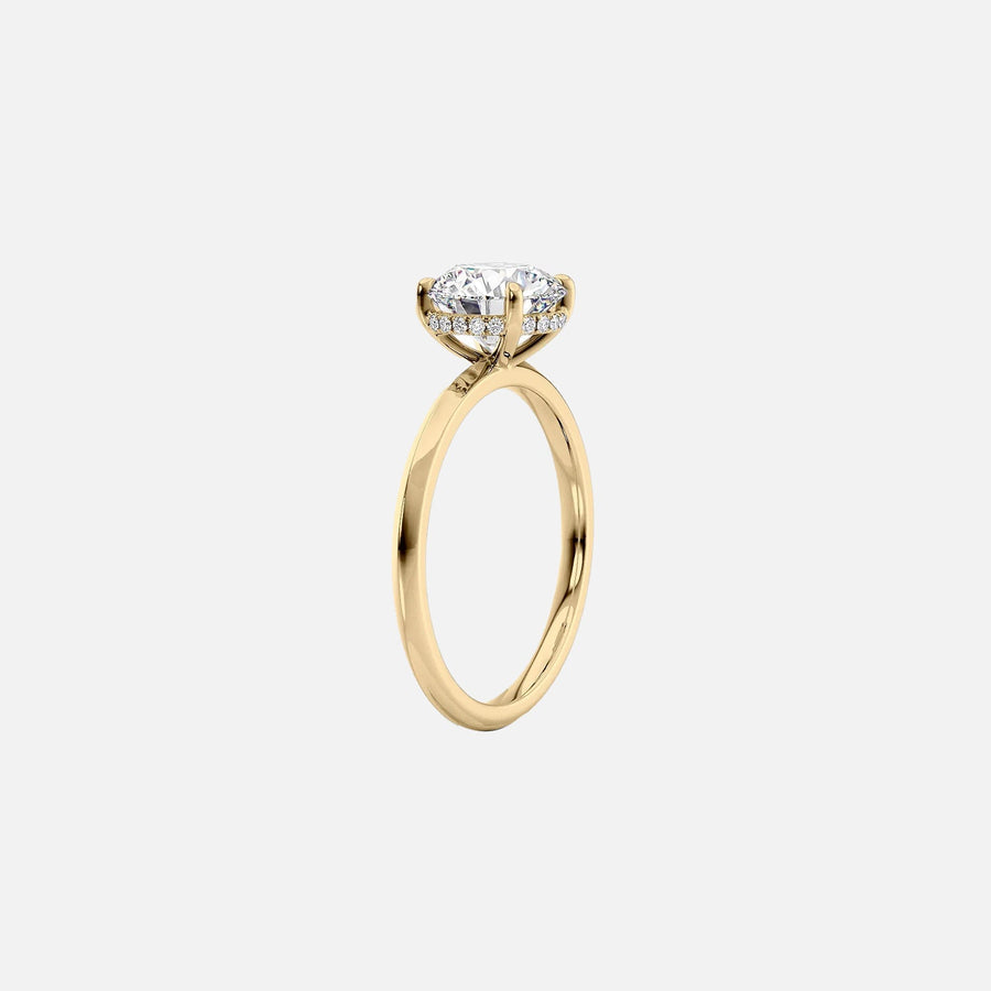 The Razor Radiant Solitaire Moissanite Ring - KNT - Engagement Rings, Wedding Bands & Fine Jewelry