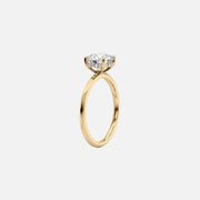 The Razor Round Solitaire Moissanite Ring - KNT - Engagement Rings, Wedding Bands & Fine Jewelry