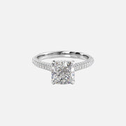 The Rosie Cushion Pave Moissanite Ring - KNT - Engagement Rings, Wedding Bands & Fine Jewelry