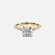 The Rosie Cushion Pave Moissanite Ring - KNT - Engagement Rings, Wedding Bands & Fine Jewelry