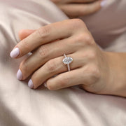 The Rosie Oval Pave Moissanite Ring - KNT - Engagement Rings, Wedding Bands & Fine Jewelry